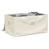 vidaXL Storage Boxes 2 pcs Fabric 43x34x23 cm Cream