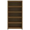 vidaXL Book Cabinet Honey Brown 80x35x154 cm Solid Wood Pine