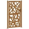 vidaXL Garden Gate 100x175 cm Weathering Steel Light Design