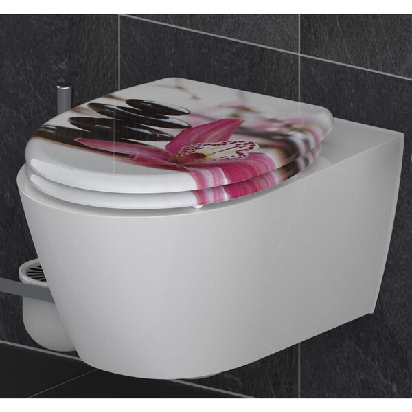 SCH&Uuml;TTE Toilet Seat with Soft-Close Quick Release WELLYNESS
