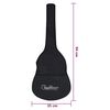 vidaXL Classical Guitar for Beginner with Bag 3/4 36"