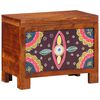 vidaXL Storage Box Multicolour 50 x 30 x 40 cm Solid acacia wood