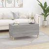 vidaXL Coffee Table Grey Sonoma 90x44.5x45 cm Engineered Wood