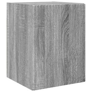 vidaXL TV Wall Cabinet Grey Sonoma 30 x 31 x 40 cm Engineered Wood