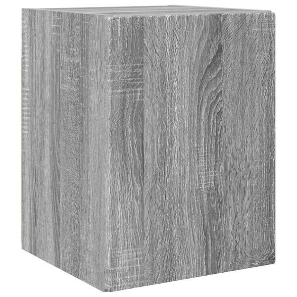 vidaXL TV Wall Cabinet Grey Sonoma 30 x 31 x 40 cm Engineered Wood