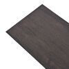 vidaXL Non Self-adhesive PVC Flooring Planks 4.46 m&sup2; 3 mm Dark Brown