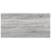 vidaXL Wall Shelves 4 pcs Grey Sonoma 60x20x1.5 cm Engineered Wood