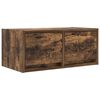 vidaXL TV Cabinets 2 pcs Smoked Oak 60x31x25.5 cm Engineered Wood
