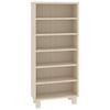 vidaXL CD Cabinet | Honey brown | Solid pinewood, MDF | Regular | CD Cabinet