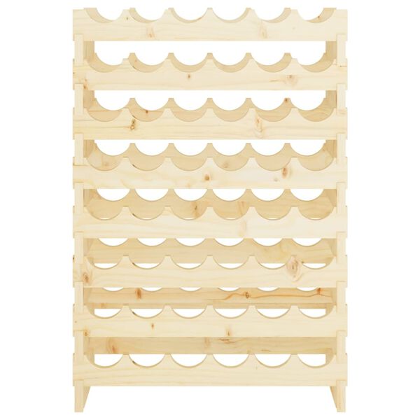 vidaXL Wine Rack 65x29x90 cm Solid Wood Pine
