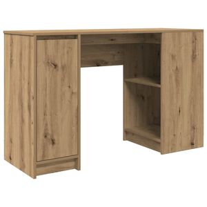 vidaXL Desk Artisan Oak 120x42x76 cm Engineered Wood