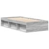 vidaXL Bed Frame without Mattress Grey Sonoma 100x200 cm