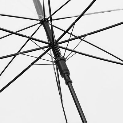 vidaXL Umbrella Transparent 107cm