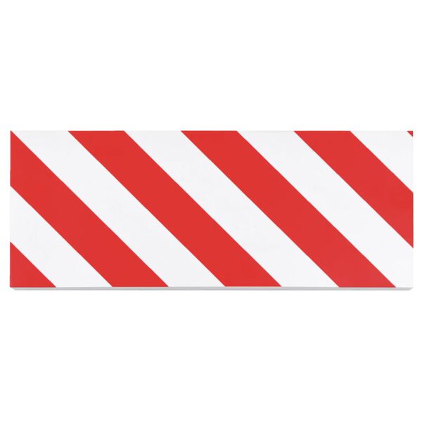 vidaXL Wall Protectors 6 pcs Red&White 50x20x2 cm EVA Foam