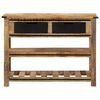 vidaXL Console Table 100x35x75 cm Solid Wood Mango