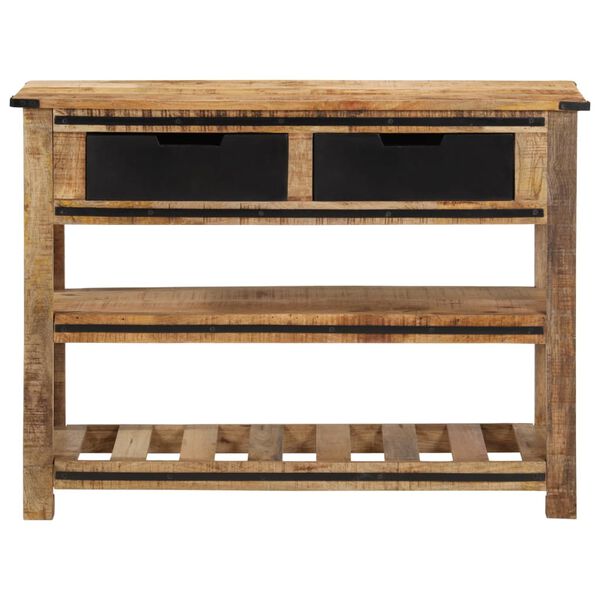vidaXL Console Table 100x35x75 cm Solid Wood Mango