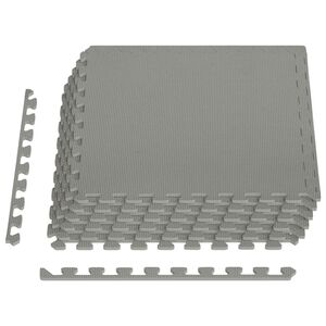 vidaXL Pool Ground Mat 6 pcs Grey 2.16 m&sup2; EVA Foam