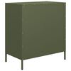 vidaXL Sideboard&nbsp;Olive Green 68x39x73.5 cm Cold-rolled Steel