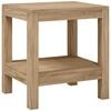 vidaXL Bathroom Side Table 45x35x45 cm Solid Wood Teak
