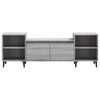 vidaXL TV Cabinet Grey Sonoma 160x35x55 cm Engineered Wood