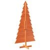 vidaXL Wooden Christmas Tree for Decoration Wax Brown 180 cm Solid Wood Pine