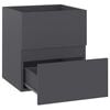 vidaXL Bathroom Furniture Set Grey Engineered Wood
