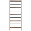 vidaXL Bookshelf Smoked Oak 60 x 29.5 x 149 cm Engineered Wood