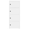 vidaXL Bookcase White 40x24x102 cm Engineered Wood