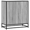 vidaXL Sideboard Grey Sonoma 68x35x76 cm Engineered Wood and Metal