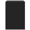 vidaXL Corner Chest of Drawers Black 80x41x58 cm Engineered Wood
