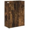vidaXL Umbrella Stand Smoked Oak 40 x 20 x 55.5 cm Engineered Wood