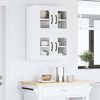 vidaXL Kitchen Cabinet 2 pcs White 60 x 31 x 40 cm Engineered Wood