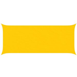 vidaXL Sun Shade Sail Yellow 6 x 2.5 m 100% Polyester Oxford