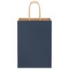 vidaXL Paper Bags 50 pcs with Handles Blue 15x8x21 cm