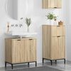 vidaXL Bathroom Furniture Set with Drawer with Shelf 2 pcs Sonoma Oak