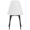 vidaXL Dining Chairs 6 pcs White PP