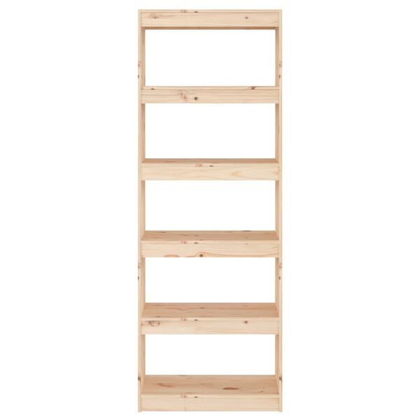 vidaXL Book Cabinet/Room Divider 60x30x167.5 cm Solid Wood Pine