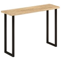 vidaXL Console Table with Live Edge 105x33x76 cm Solid Wood Mango
