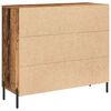 vidaXL Sideboard Old Wood 90 x 34 x 80 cm Engineered Wood