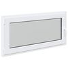 vidaXL Basement Window "RISOR" 120x60 cm Tilt&Turn DIN Left White