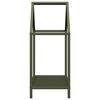 vidaXL Firewood Rack Olive Green 40x25x60 cm Cold-rolled steel