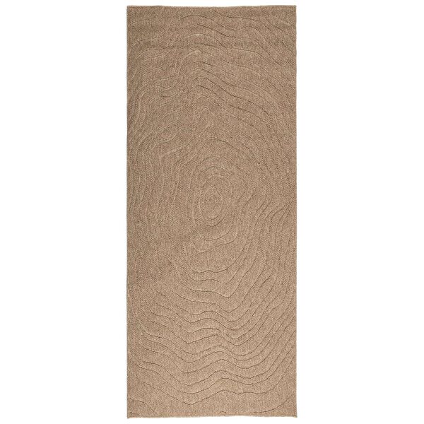 vidaXL Area Rugs Moire Rectangular Natural 150 x 80 cm