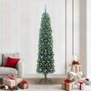 vidaXL Artificial Christmas Tree with 300 LEDs with Stand Green 210 cm