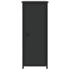 vidaXL Bedside Cabinets 2 pcs Black 32x42x80 cm Engineered Wood