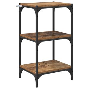 vidaXL Book Cabinet Old wood 40 x 33 x 70.5 cm Engineered wood