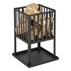 Practo Garden Fire Pit with Ash Plate Black