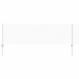 vidaXL Welded Wire Fence with Posts 10 x 0.6 m Galvanised Steel Silver