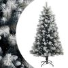 vidaXL Artificial Hinged Christmas Tree 120 cm PVC and Metal
