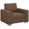 vidaXL Sofa Brown 100 x 77 x 82 cm Fabric