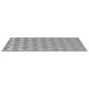 vidaXL Stair Tread 2 pcs 70 x 50 cm Silver Aluminium Rectangular